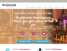 Tablet Screenshot of buysiteads.com